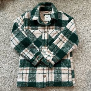 Abercrombie & Fitch Plaid Shacket